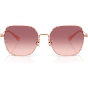 imageCoach Womens Hc7180d Square SunglassesShiny Rose GoldMilkyViolet Pink Gradient