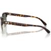 imageCOACH HC8412 Rivet Square Sunglasses Light GoldDark TortoiseGreen Solid 56 mm