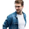 imageCOACH Mens HC5150t Square Prescription Eyewear FramesSatin BrownDemo Lens
