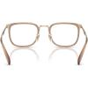 imageCOACH Mens Hc5177 Square Prescription Eyewear FramesTransparent SandDemo Lens