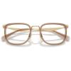 imageCOACH Mens Hc5177 Square Prescription Eyewear FramesTransparent SandDemo Lens