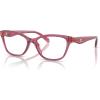 imageCOACH Womens Hc6243f Low Bridge Fit Square Prescription Eyewear FramesTransparent BurgundyDemo Lens