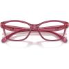 imageCOACH Womens Hc6243f Low Bridge Fit Square Prescription Eyewear FramesTransparent BurgundyDemo Lens