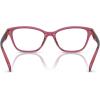 imageCOACH Womens Hc6243f Low Bridge Fit Square Prescription Eyewear FramesTransparent BurgundyDemo Lens