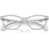 imageCOACH Womens Hc6243f Low Bridge Fit Square Prescription Eyewear FramesTransparent DoveDemo Lens
