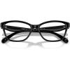 imageCOACH Womens Hc6243u Sculpted C Hardware Universal Fit Square Prescription Eyewear FramesBlackDemo Lens