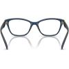 imageCOACH Womens Hc6243u Sculpted C Hardware Universal Fit Square Prescription Eyewear FramesTransparent BlueDemo Lens