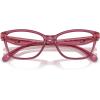 imageCOACH Womens Hc6243u Sculpted C Hardware Universal Fit Square Prescription Eyewear FramesTransparent BurgundyDemo Lens