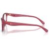 imageCOACH Womens Hc6243u Sculpted C Hardware Universal Fit Square Prescription Eyewear FramesTransparent BurgundyDemo Lens