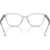 imageCOACH Womens Hc6243u Sculpted C Hardware Universal Fit Square Prescription Eyewear FramesTransparent DoveDemo Lens