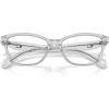 imageCOACH Womens Hc6243u Sculpted C Hardware Universal Fit Square Prescription Eyewear FramesTransparent DoveDemo Lens