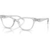 imageCOACH Womens Hc6243u Sculpted C Hardware Universal Fit Square Prescription Eyewear FramesTransparent DoveDemo Lens