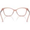 imageCOACH Womens Hc6246u Maxi C Hardware Universal Fit Butterfly Prescription Eyewear FramesMilky BuffDemo Lens