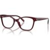 imageCOACH Womens Hc6246u Maxi C Hardware Universal Fit Butterfly Prescription Eyewear FramesMilky BurgundyDemo Lens