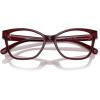 imageCOACH Womens Hc6246u Maxi C Hardware Universal Fit Butterfly Prescription Eyewear FramesMilky BurgundyDemo Lens
