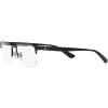 imageCoach Mens Hc5158 Rectangular Prescription Eyewear FramesShiny BlackDemo Lens