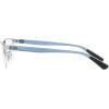 imageCoach Mens Hc5158 Rectangular Prescription Eyewear FramesShiny SilverDemo Lens