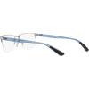 imageCoach Mens Hc5158 Rectangular Prescription Eyewear FramesShiny SilverDemo Lens
