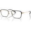 imageCoach Mens Hc5167 Rectangular Prescription Eyewear FramesLight GoldBlackDemo Lens