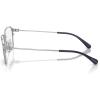 imageCoach Mens Hc5167 Rectangular Prescription Eyewear FramesSatin SilverDemo Lens