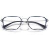 imageCoach Mens Hc5167 Rectangular Prescription Eyewear FramesSatin SilverDemo Lens