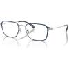 imageCoach Mens Hc5167 Rectangular Prescription Eyewear FramesSatin SilverDemo Lens