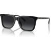 imageCoach Mens Hc8385u Universal Fit Square SunglassesBlackGrey Gradient Polarized