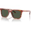 imageCoach Mens Hc8385u Universal Fit Square SunglassesCaramel TortoiseArmy Green Solid