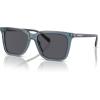 imageCoach Mens Hc8385u Universal Fit Square SunglassesTransparent BlueBlue Solid