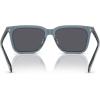 imageCoach Mens Hc8385u Universal Fit Square SunglassesTransparent BlueBlue Solid