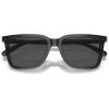 imageCoach Mens Hc8385u Universal Fit Square SunglassesTransparent Dark GreyGrey Solid