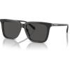 imageCoach Mens Hc8385u Universal Fit Square SunglassesTransparent Dark GreyGrey Solid