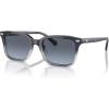 imageCoach Mens Hc8398u Universal Fit Square SunglassesBlue GradientSmoke Blue Gradient