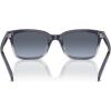 imageCoach Mens Hc8398u Universal Fit Square SunglassesBlue GradientSmoke Blue Gradient