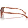 imageCoach Mens Hc8398u Universal Fit Square SunglassesCaramel TortoiseBrown Solid
