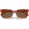 imageCoach Mens Hc8398u Universal Fit Square SunglassesCaramel TortoiseBrown Solid