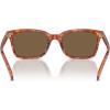 imageCoach Mens Hc8398u Universal Fit Square SunglassesCaramel TortoiseBrown Solid