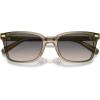 imageCoach Mens Hc8398u Universal Fit Square SunglassesOlive Tan GradientGreen Sand Gradient