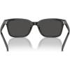imageCoach Mens Hc8398u Universal Fit Square SunglassesTransparent Dark GreyGrey Solid