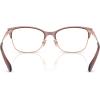 imageCoach Womens HC5184 Rectangular Prescription Eyewear Frames Shiny Rose GoldGrapeDemo Lens 54 mm