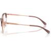 imageCoach Womens HC5184 Rectangular Prescription Eyewear Frames Shiny Rose GoldGrapeDemo Lens 54 mm