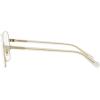 imageCoach Womens Hc5155 Hexagonal Prescription Eyewear FramesShiny Light GoldDemo Lens