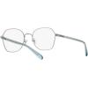 imageCoach Womens Hc5155 Hexagonal Prescription Eyewear FramesShiny SilverDemo Lens