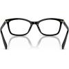 imageCoach Womens Hc6219u Universal Fit Rectangular Prescription Eyewear FramesBlackDemo Lens