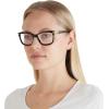 imageCoach Womens Hc6219u Universal Fit Rectangular Prescription Eyewear FramesDark TortoiseDemo Lens