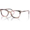 imageCoach Womens Hc6219u Universal Fit Rectangular Prescription Eyewear FramesRose Pearl TortoiseDemo Lens