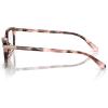 imageCoach Womens Hc6219u Universal Fit Rectangular Prescription Eyewear FramesRose Pearl TortoiseDemo Lens