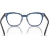imageCoach Womens Hc6222u Universal Fit Square Prescription Eyewear FramesTransparent BlueDemo Lens