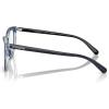 imageCoach Womens Hc6222u Universal Fit Square Prescription Eyewear FramesTransparent BlueDemo Lens