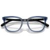 imageCoach Womens Hc6222u Universal Fit Square Prescription Eyewear FramesTransparent BlueDemo Lens
